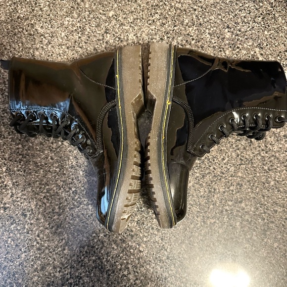 Black Lace-Up Ankle Boots by Charles David - Picture 10 of 13